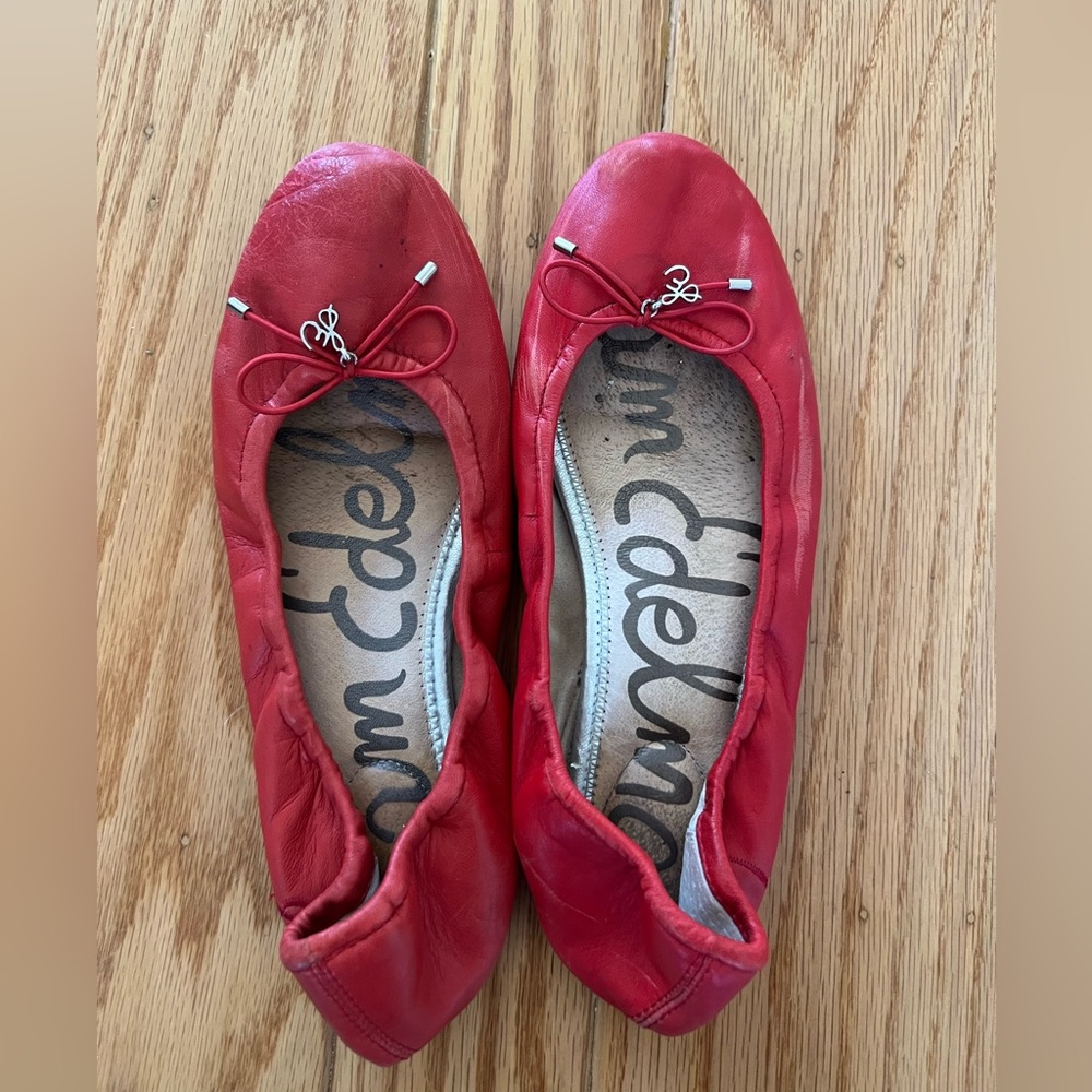 Sam Edelman Felicia Flats 7 1/2 Red